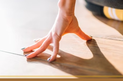 lantai kayu dan suhu sinar matahari