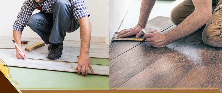 mengukur lantai vinyl kayu secara akurat